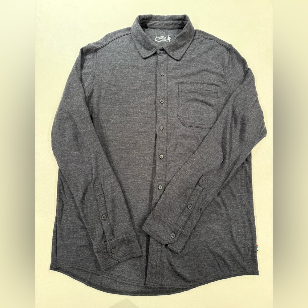 Smartwool merino long sleeve button down